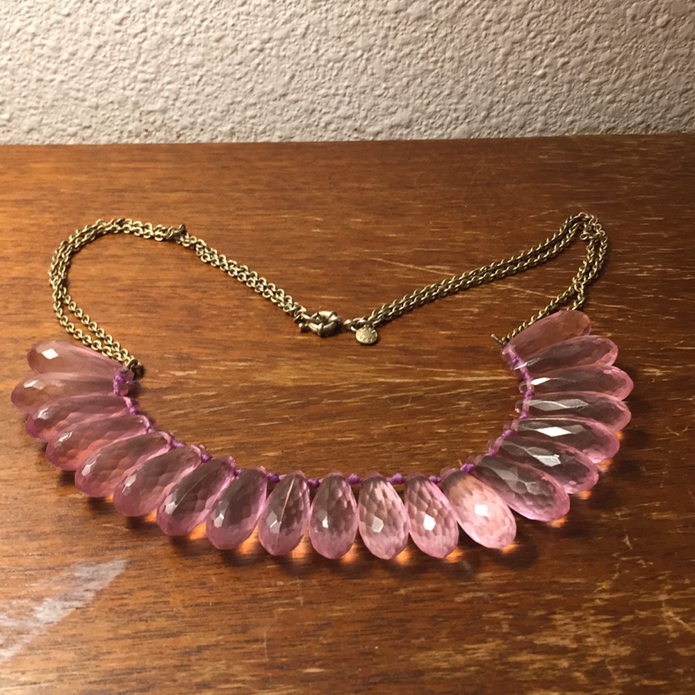 J. Crew pink necklace